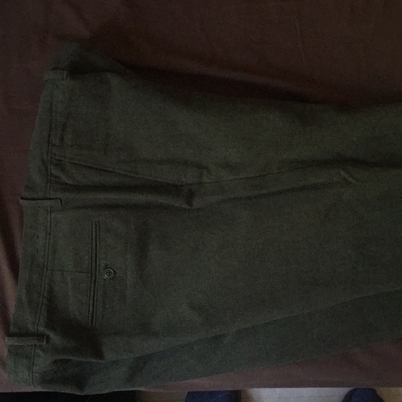 J.crew stretch trade mark pants green - Picture 1 of 7